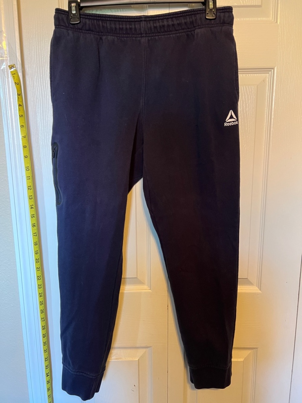 Reebok Black Logo Jogger Sweatpants